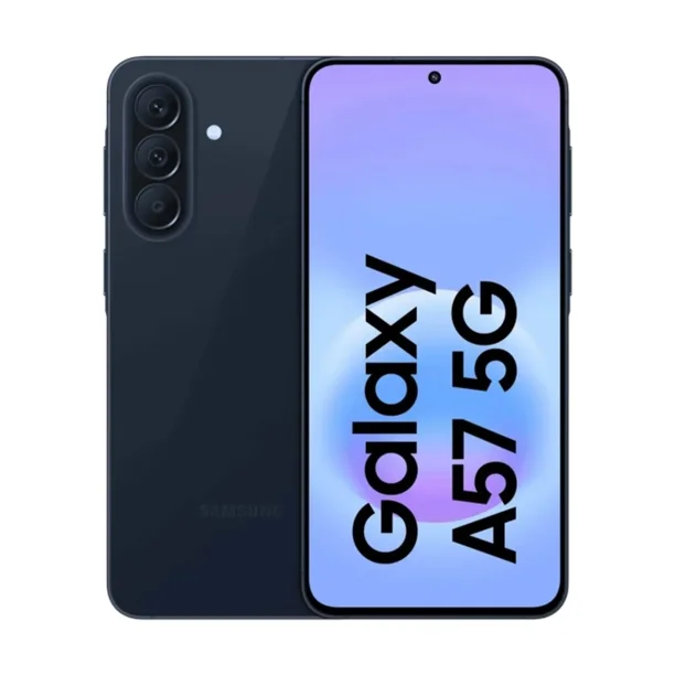 Samsung Galaxy A57 front and back view